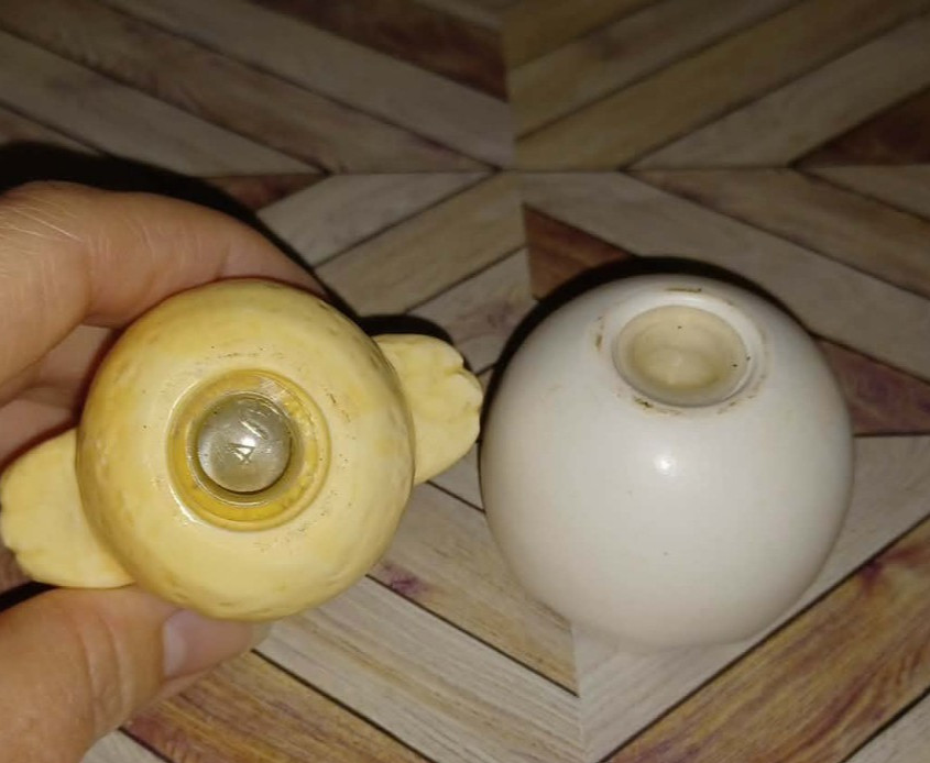 Chick & Egg Stacked Salt & Pepper Shaker Set Easter