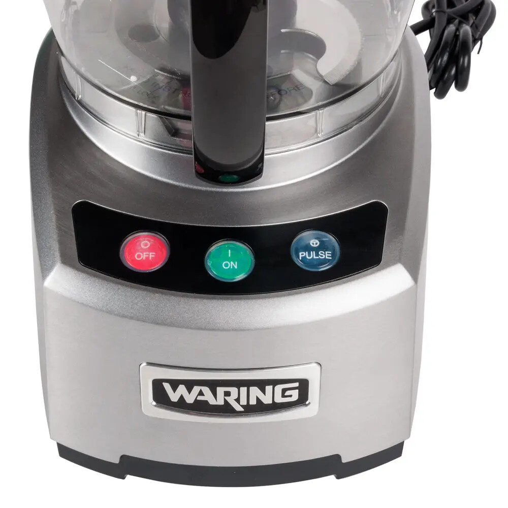 Waring WFP16S 4 Quart Food Processor 2 HP w/ S-Blade & Discs 120v