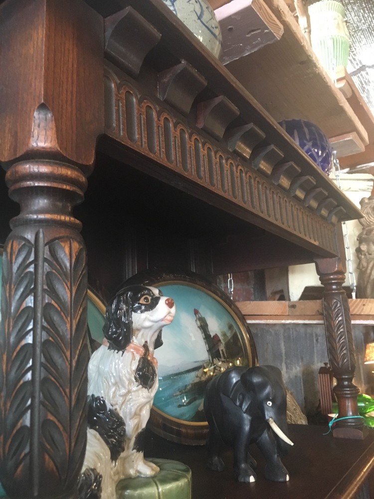 Vintage Antique Handcrafted Ornate Sideboard