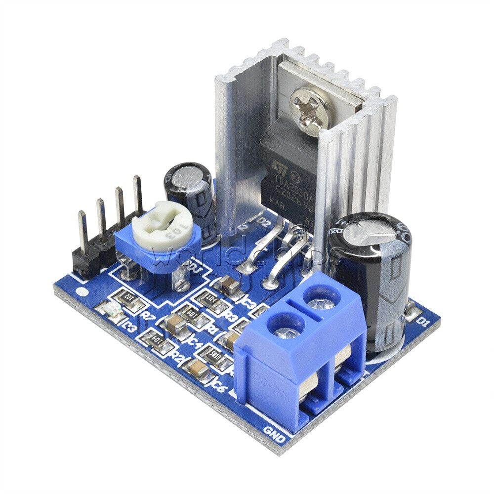 2PCS 6V-12V Single Power Supply TDA2030A TDA2030 Audio Amplifier Board Module