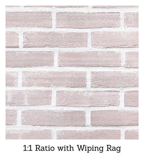 Giani Brick Transformations Whitewash Paint for Brick Walls & Fireplaces