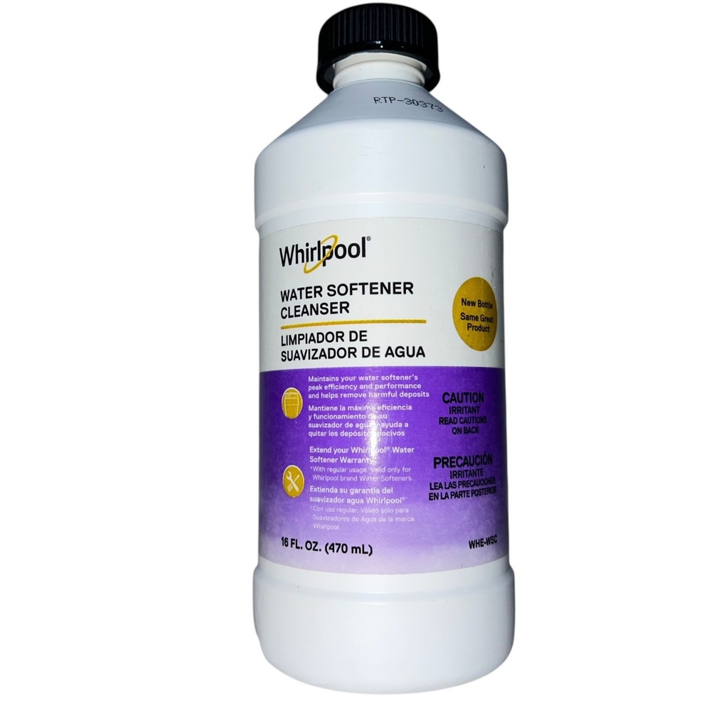 Whirlpool Water Softener Cleaner 16 fl oz Removes Mineral Build‑Up New
