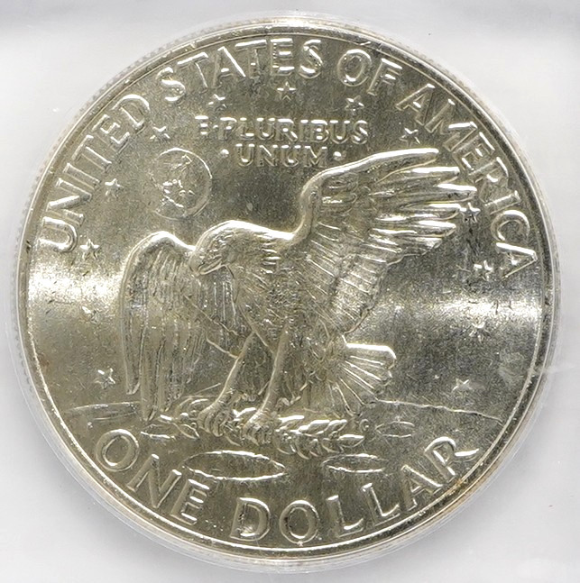 1971 S Eisenhower Dollar Silver ICG MS67