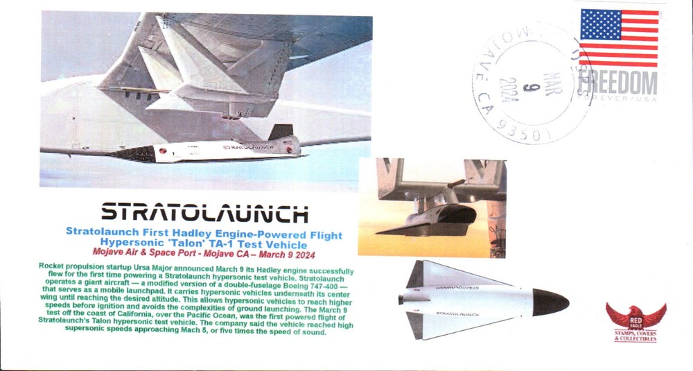 2024 STRATOLAUNCH First Hadley Engine-Powered Hypersonic Flight Mojave 9 March
