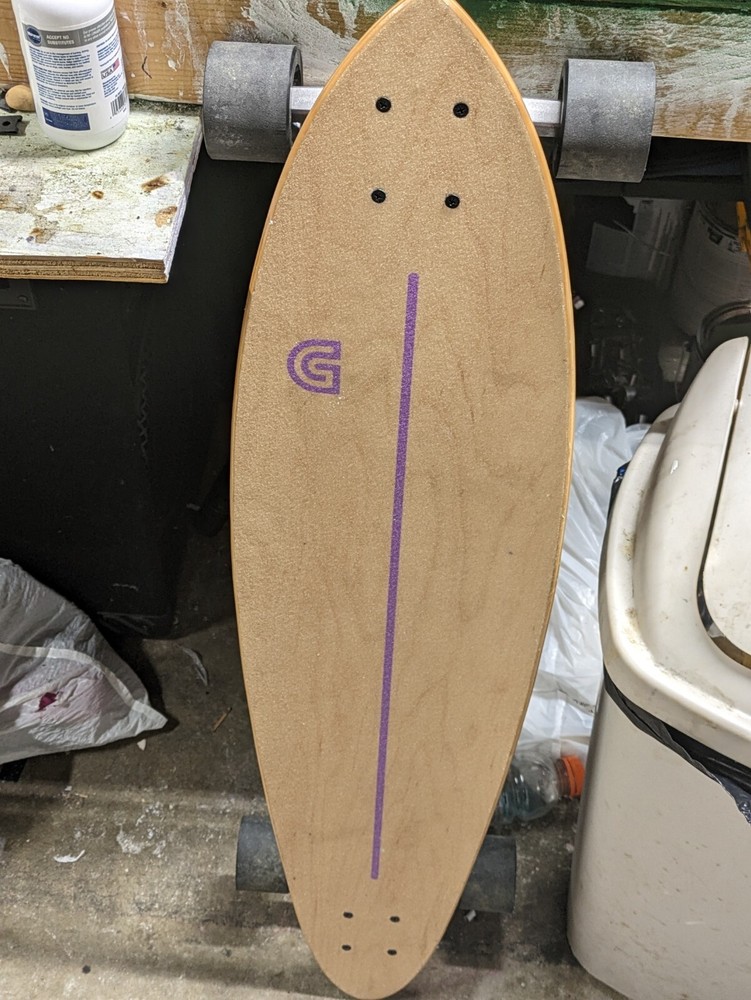 longboard skateboard complete used