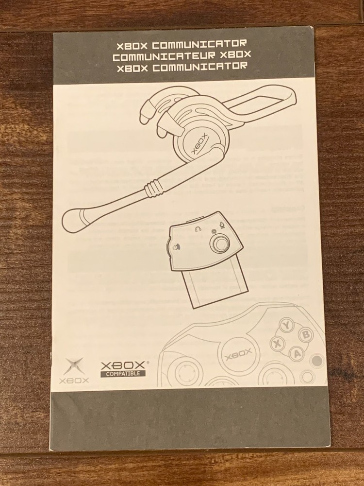 Communicator XBOX Instruction Manual Only
