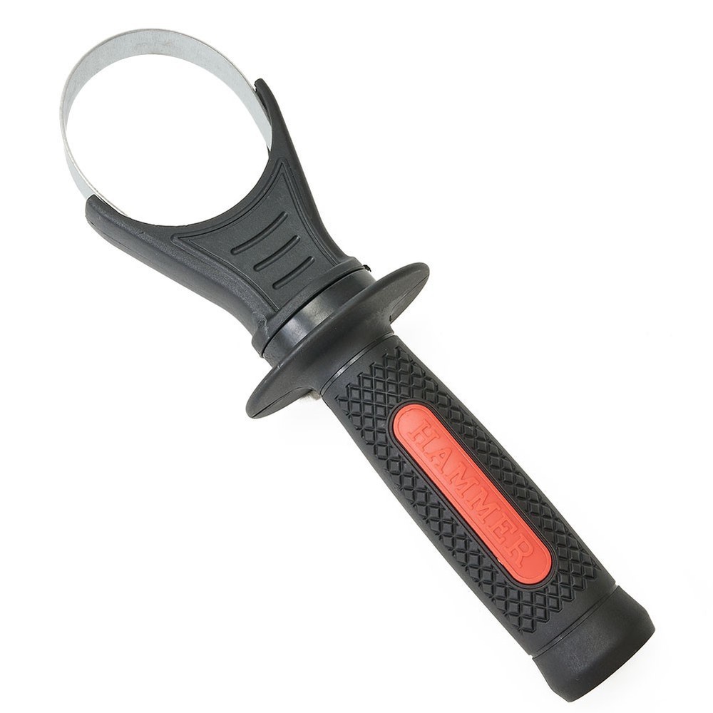 Hammer Drill Handle Non slip Thickened iron ring Removable Adjustable Practical