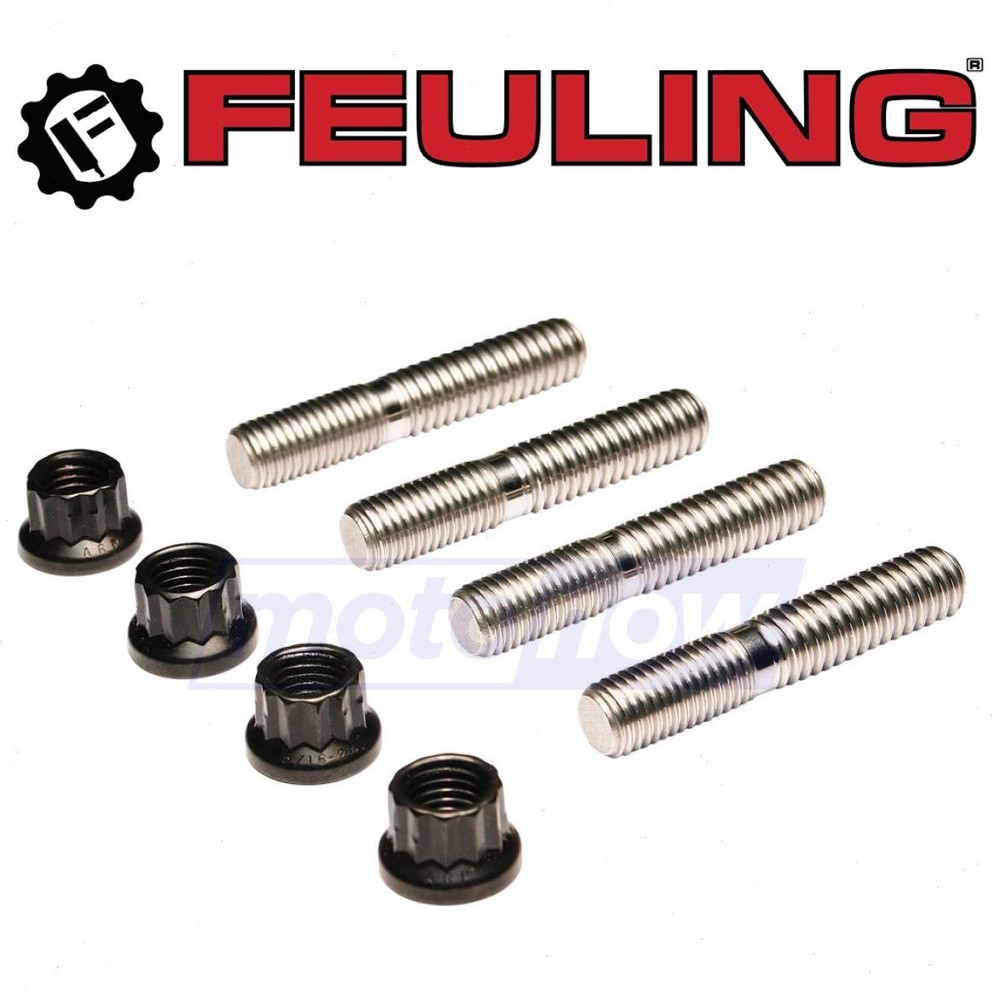 Feuling Exhaust Studs and Lock Nuts for 2011 Harley Davidson FLSTSE2 CVO bz