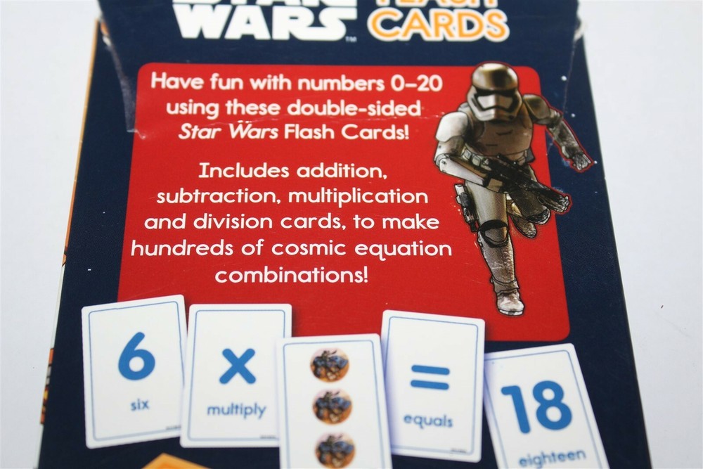 Star Wars Flash Cards Number Fun! 2016 Scholastic Educational Learning
