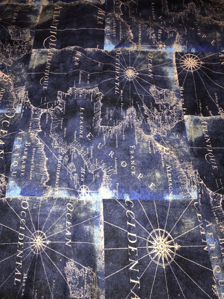 Stargazer Constellations Nautical Crib Quilt Comforter Reversible Handmade Soft
