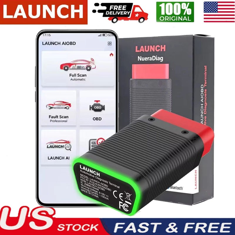 2026 LAUNCH AIOBD Bluetooth Code Reader AI-ONLINE FULL OBD2 Scanner Diagnostic*^