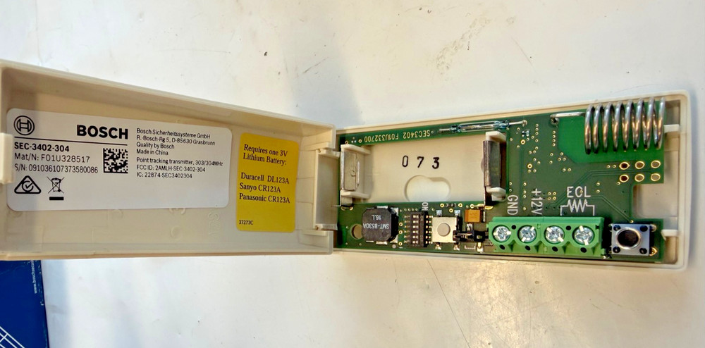 Bosch SEC-3402-304 Security Escort Point Tracking Transmitter