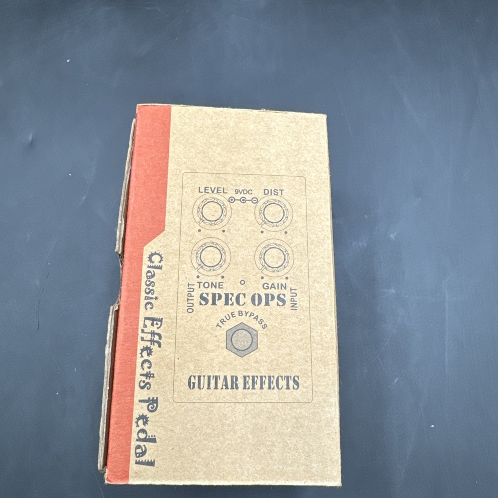 SPEC OPS Distortion 1/2 Stack Guitar Pedal • Mini Amp Stack • Distortion Effect