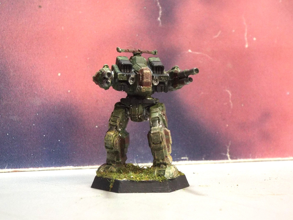 BATTLETECH RIFLEMAN MECH (CATALYST, PLASTIC, PAINTED)