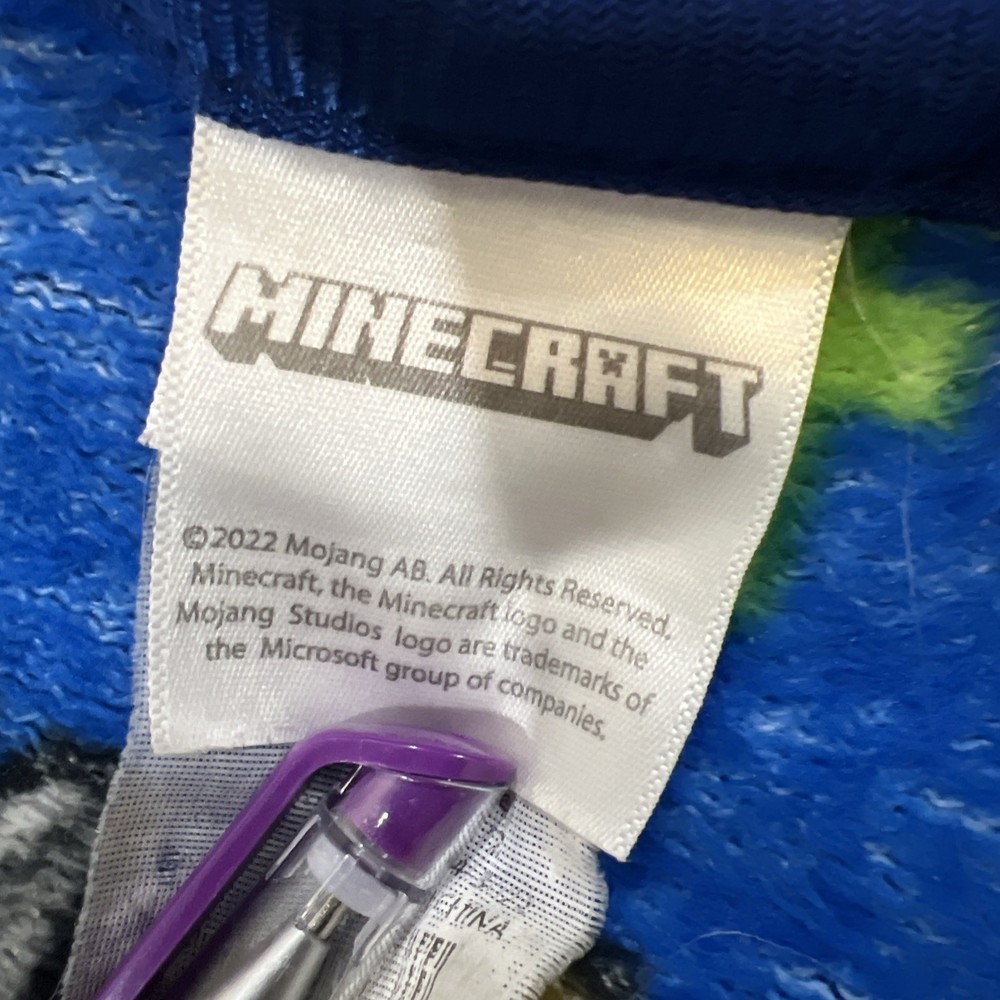 Minecraft Kids Throw Blanket 41” X 47”