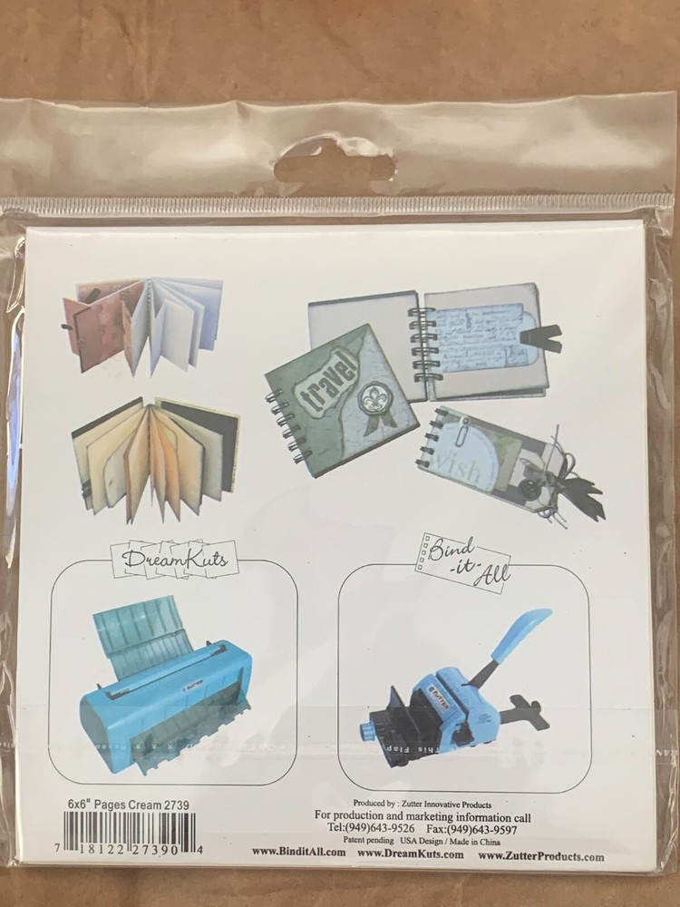 Zutter Innovation Bind It All Covers and Pages