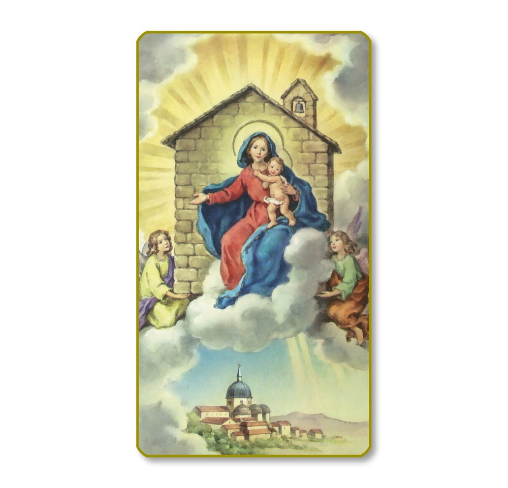 Nuestra Senora De Loreto Paper Holy Cards 2"x4" Blank Back 100-Pack