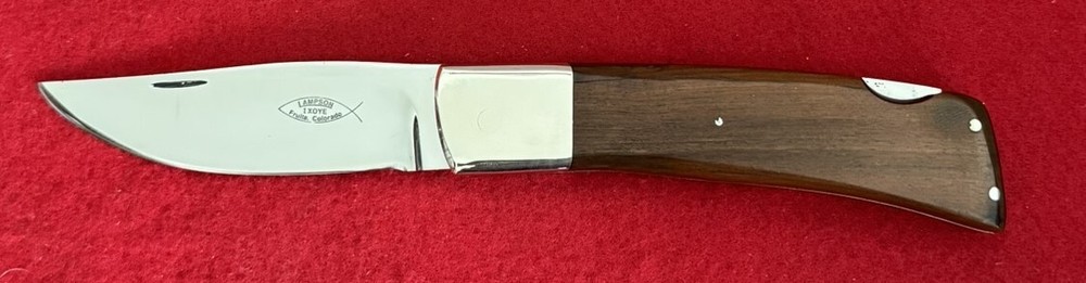 FRANK LAMPSON CUSTOM HANDMADE FOLDING KNIFE