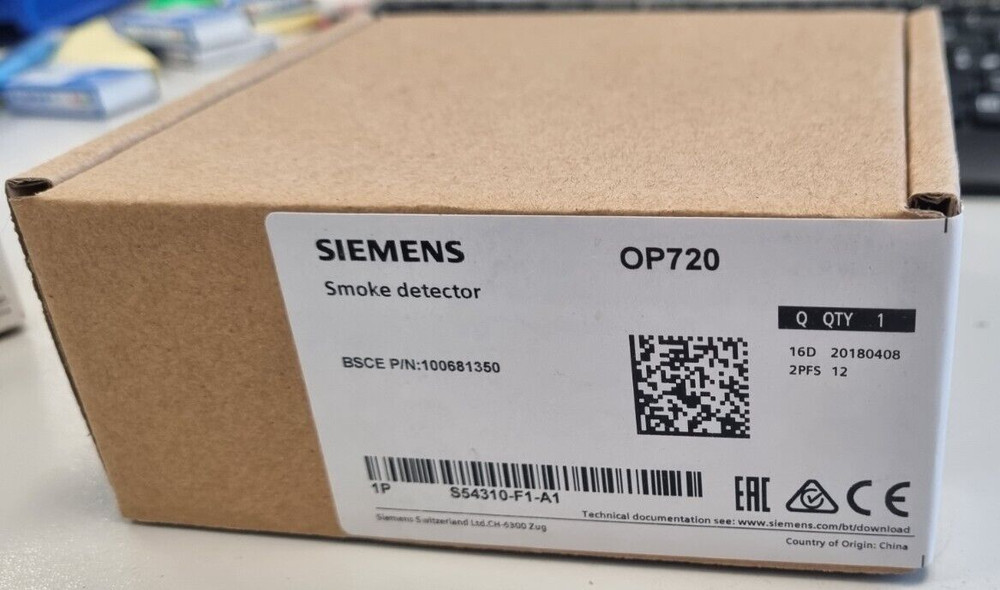 Siemens OP720 - Optical Smoke Detector
