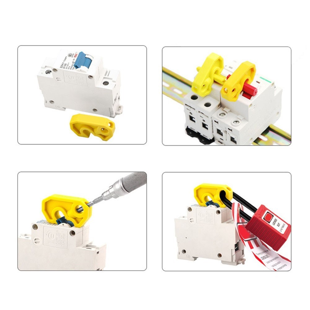 Circuit Breaker Lockout Device Set for Single Double Triple Pole Breakers