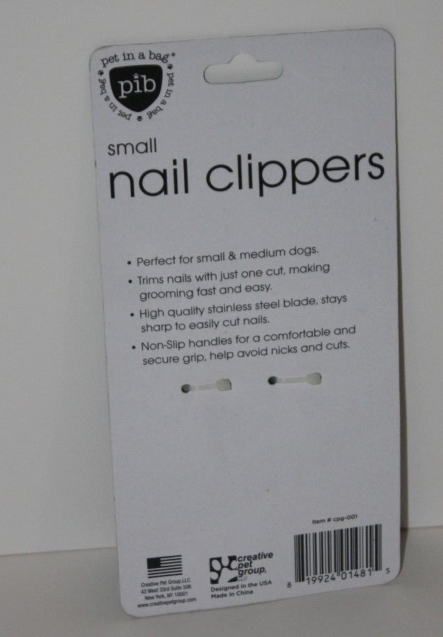 Pet In a Bag PIB Small Nail Clippers