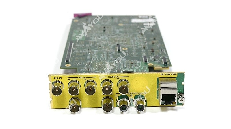Miranda GV IRD-3802 MPEG Decoder with ASI and GigE IP Inputs OPT: PROBE +3DRP
