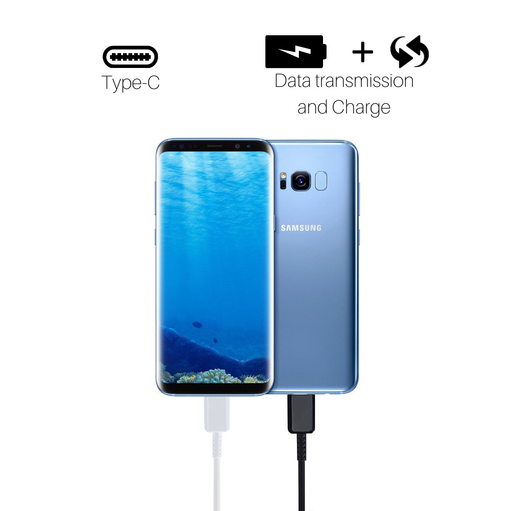 USB Type C Cable Fast Data Charging Charge Cable For Samsung S8 S9 S10 Note10+