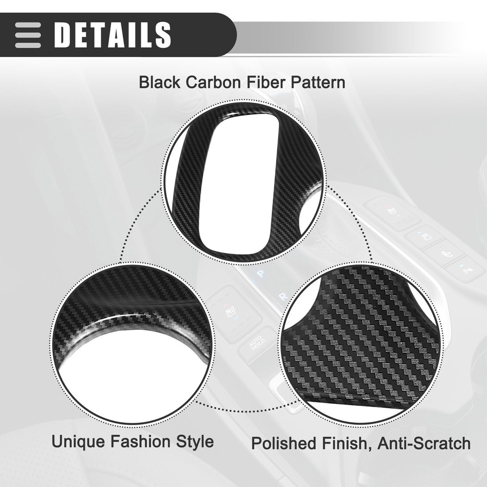 Carbon Fiber Central Control Gear Shift Panel Trim for Dodge Durango 2014-2017