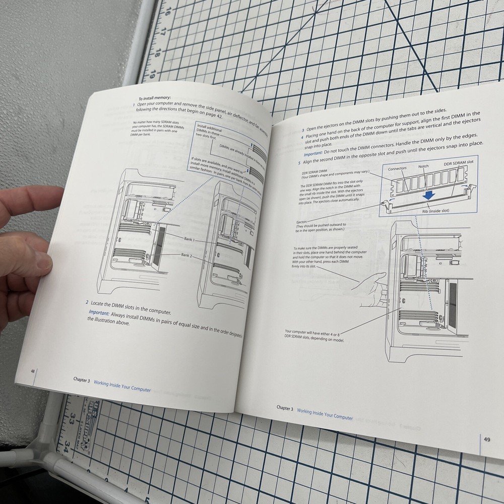 (2) Apple Computer Manuals PowerBook G4 Getting Started Power Mac G5 User Guide