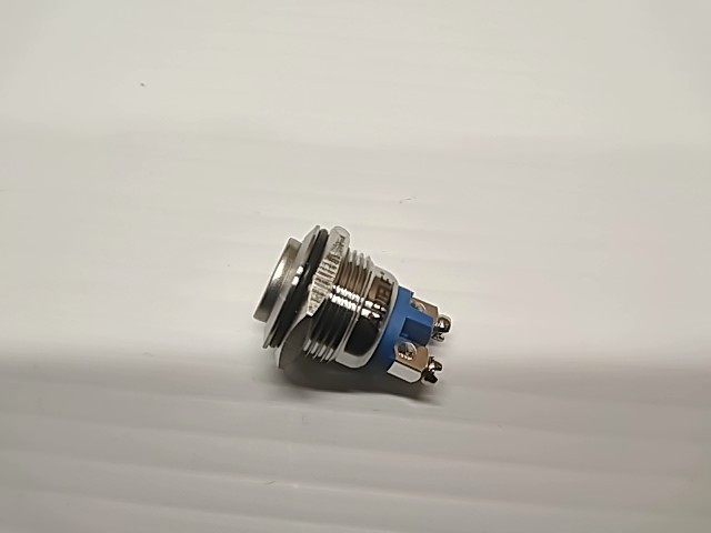 Stainless Steel Push Button Switch - ---- AMAZON NOS