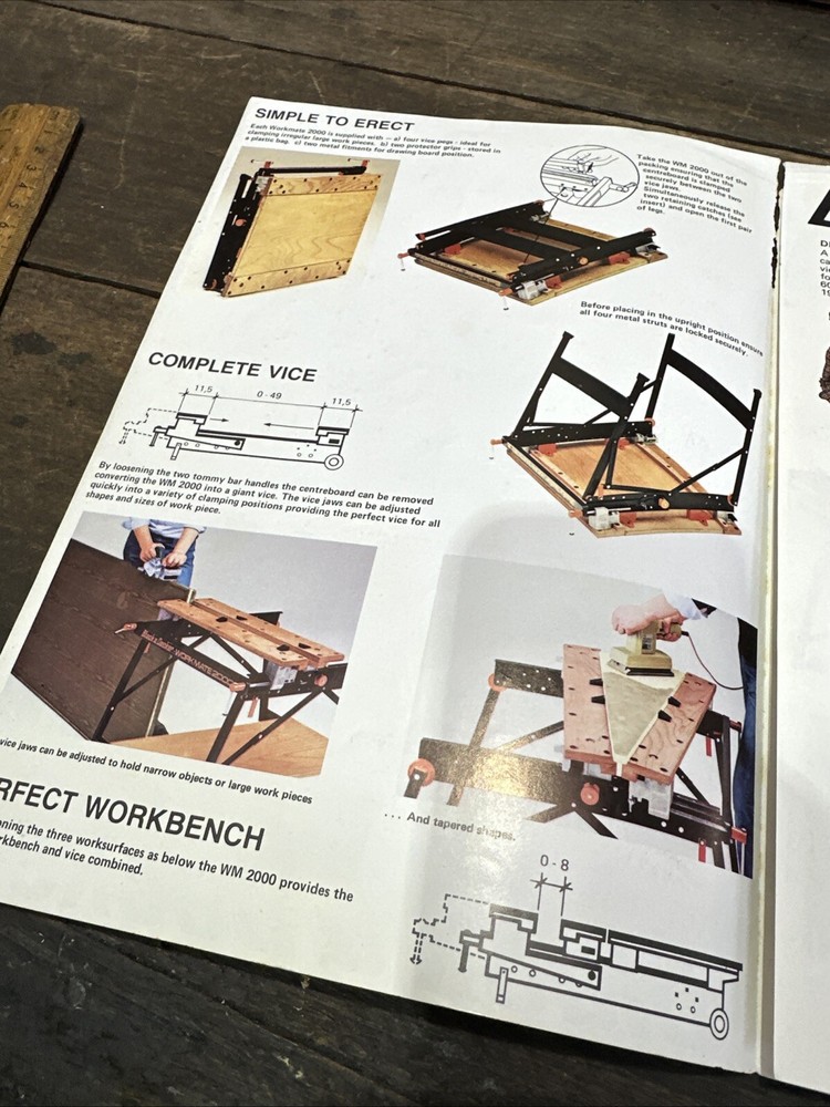 Black & Decker “Workmate” Vintage Brochure