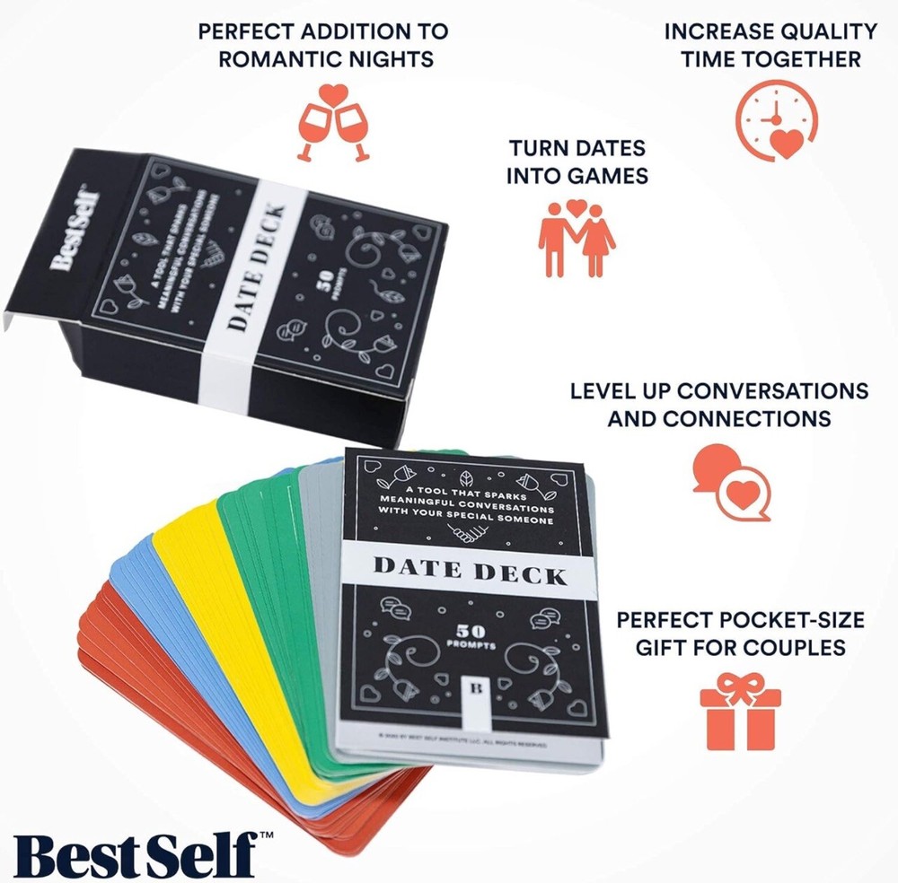 Date Deck Couples Card Game Exciting Romantic Intimate Board Game Party Game