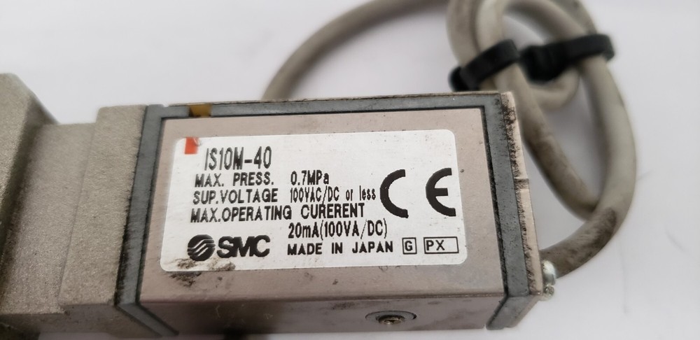 SMC IS10M-40 PRESSURE SENSOR, 0.7MPa MAX. PRESS, 100VAC/DC