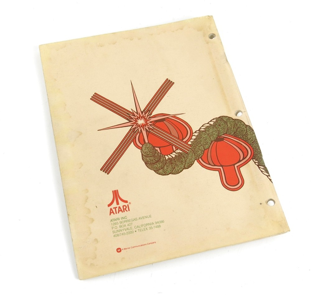 Atari Centipede Arcade Game Operation, Maintenance & Service Manual 1981