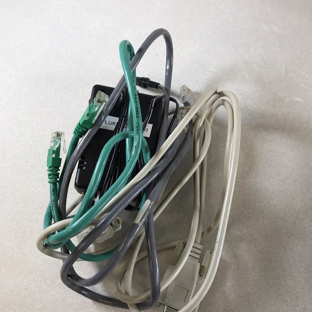 FLUKE DSP-100 LAN CABLEMETER + cables and case *USED*