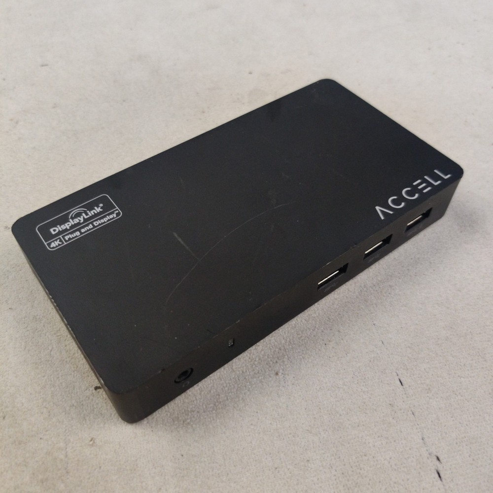 Accell USB 3.0 Full Function Docking Station for PC & Mac 4k NO CORDS, DOCK ONLY
