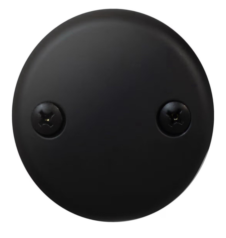 Westbrass R93-2-62 1-1/2" Coarse Thread Tip-Toe Bathtub Drain Trim Matte Black