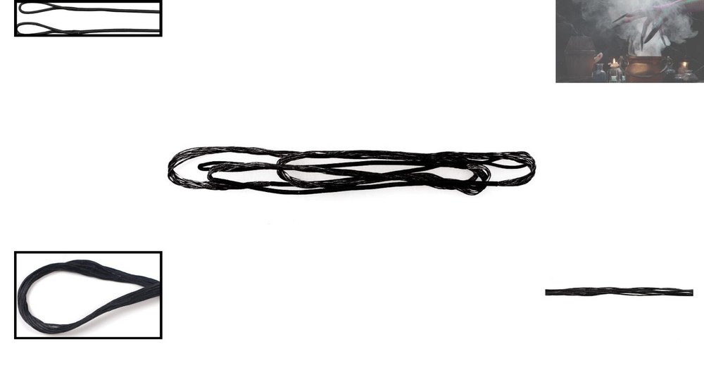 High-Strength 53 Inch Handmade Replacement Bow String - Vibration Resistant