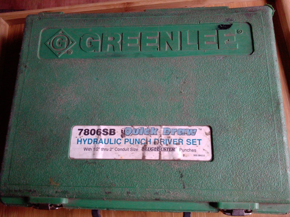 Greenlee 7806SB Quick Draw Hydraulic Punch Driver Set