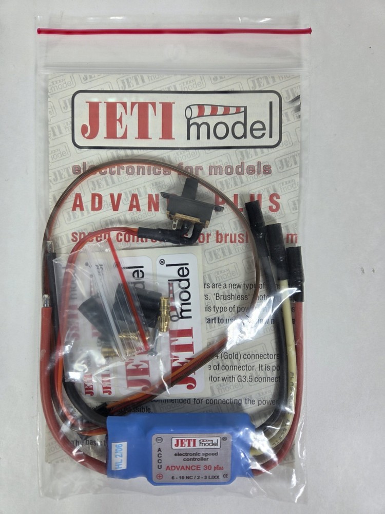 Jeti  Model Advance 30 Plus Electronic Speed Controller ESC- NOS- NEW In Package