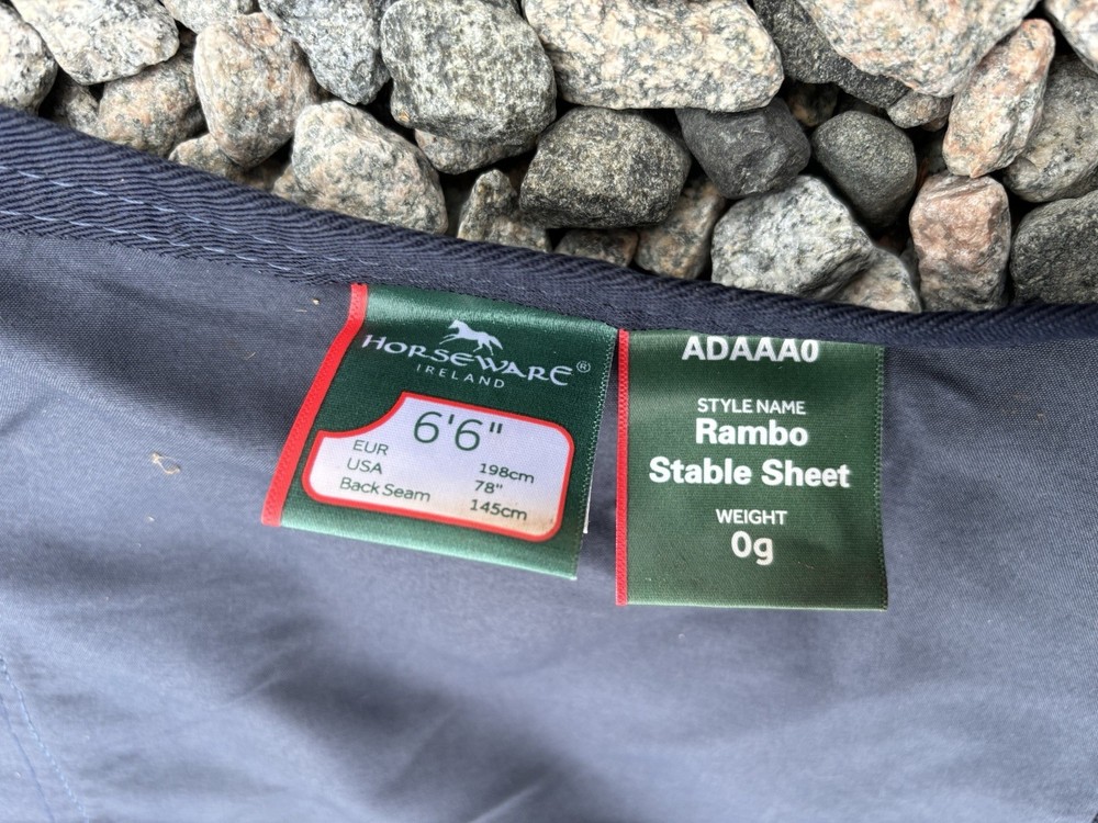 78” Rambo Stable Sheet 1000D Microfiber Lining