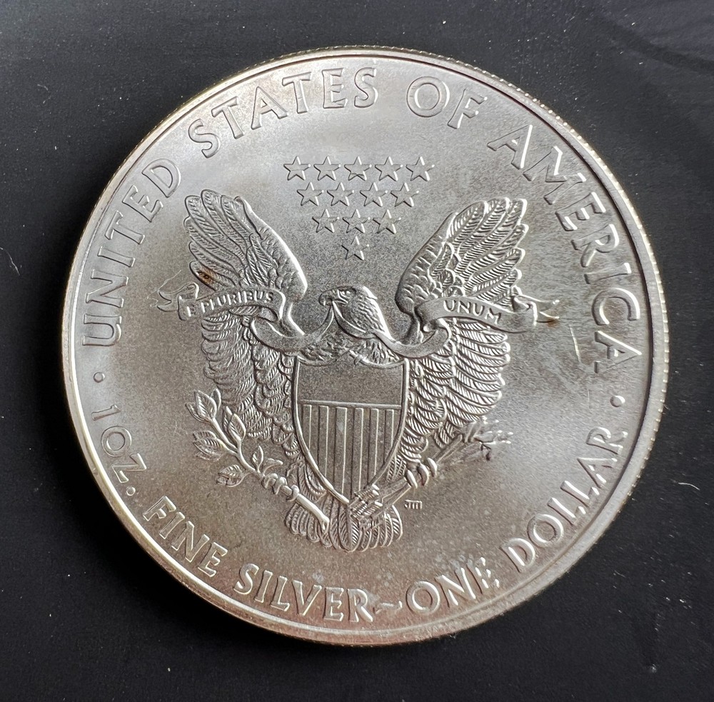 2009 $1 Silver Eagle Beautiful Toning with case🔥