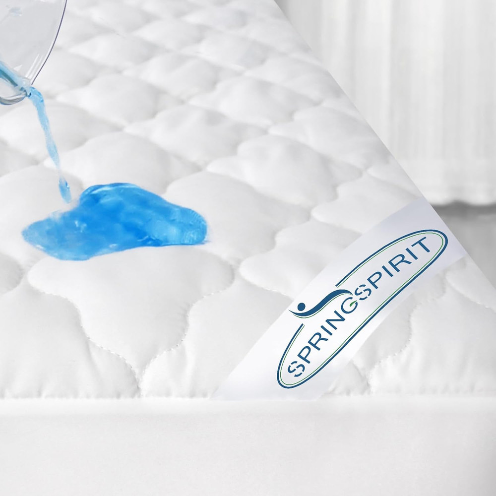 2 Pack Queen Mattres Protector Pad Waterproof Quilted, Soft & Cooling Queen Size