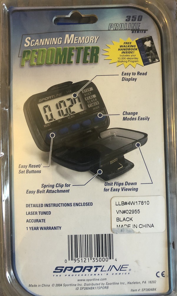 Scanning Memory Pedometer