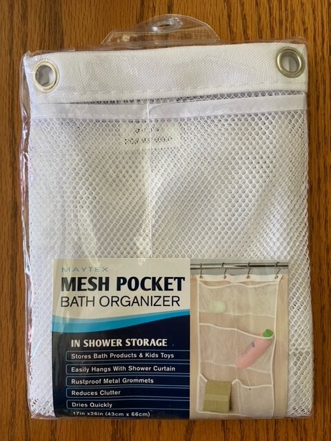 Maytex Mesh Pocket Bath Organizer