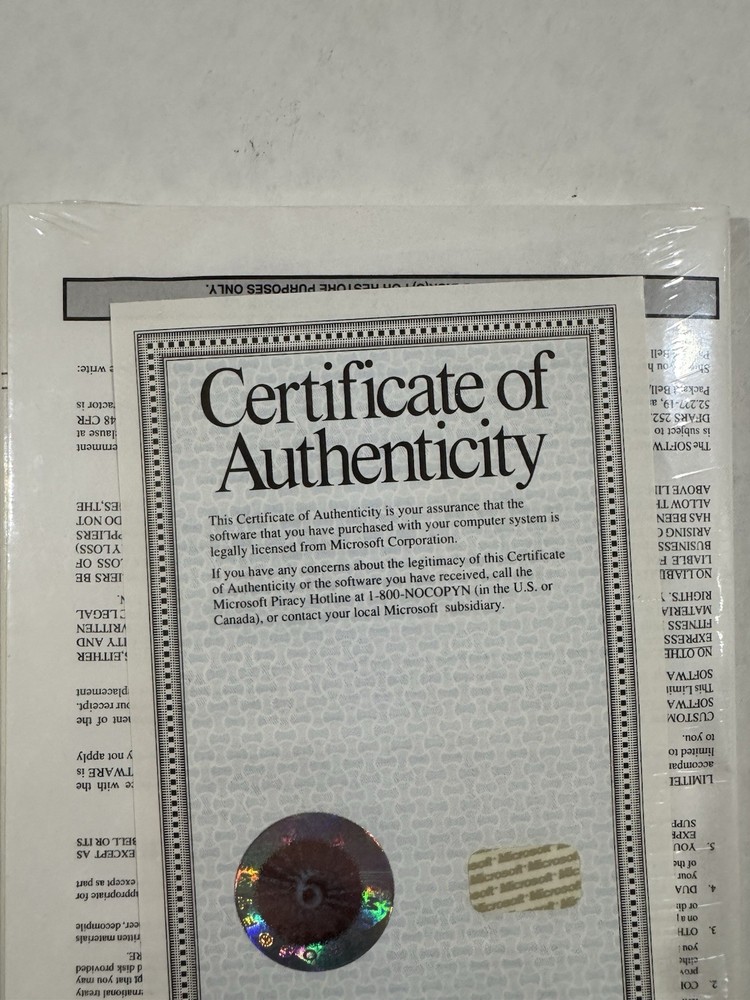 NEW - Microsoft MS-DOS 6.0 Users Guide Reference Packard Bell Book - SEALED