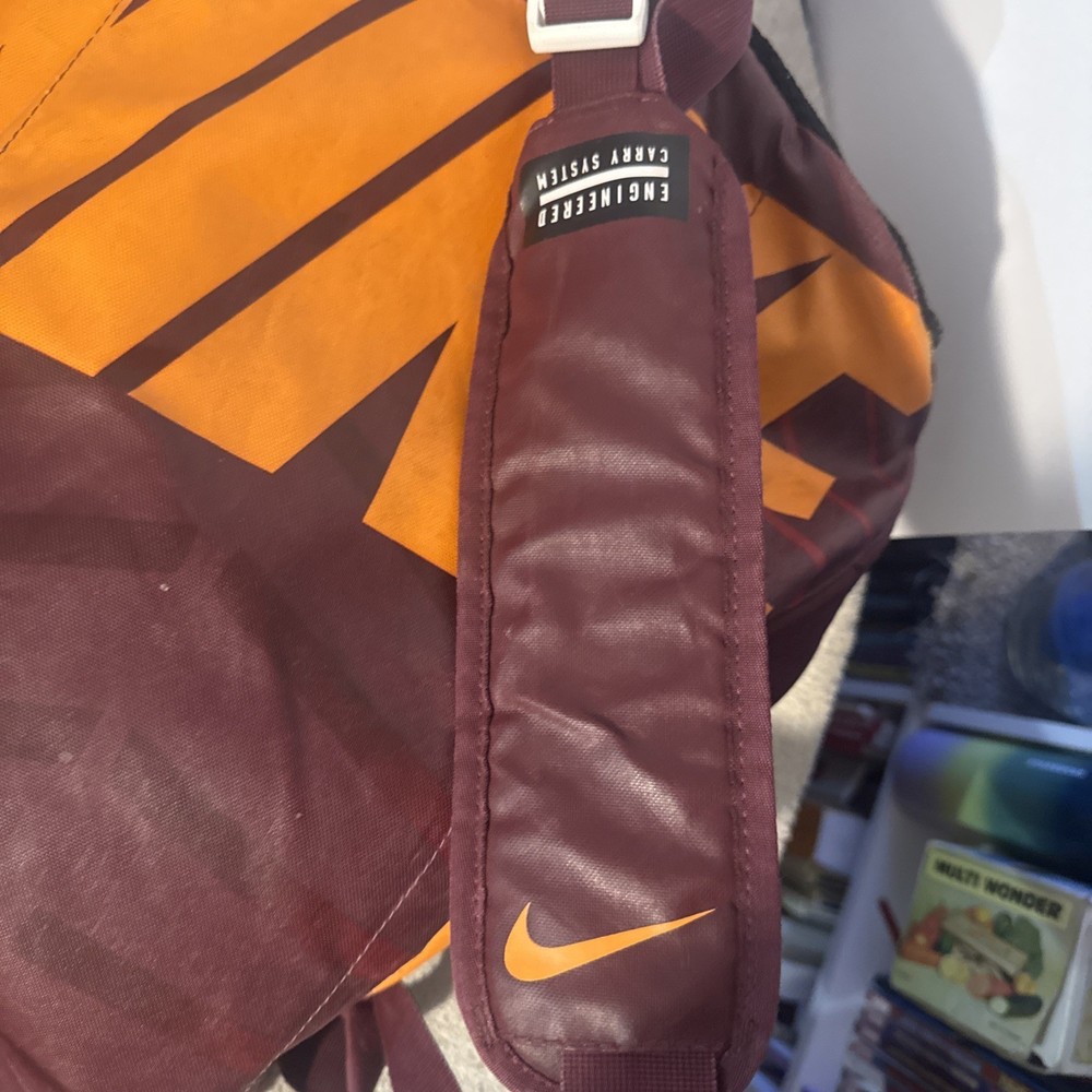 Nike Maroon Engineered Carry System Softball Baseball Backpack Bag