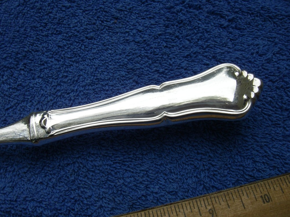 Fine MARTHINSEN Norway 830S MARTHA Pattern FISH SERVER-SILVER BLADE-Hollow Hndle