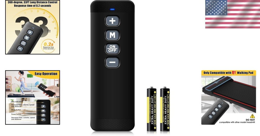 Effortless Treadmill Remote Control for Walking Pad Q1 – Durable & Ready to Use