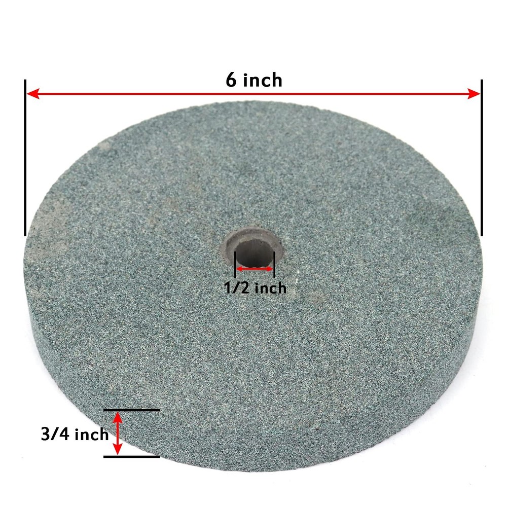 Multi-Function 6 Inch Bench Grinder Wheel & Wire Brush Set for Tools Maintenance